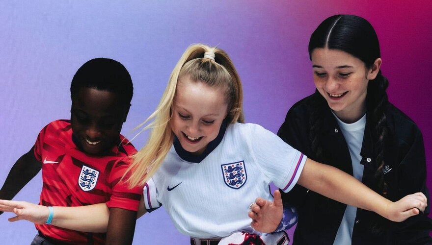 MEA Students Model England Kit for Nike
