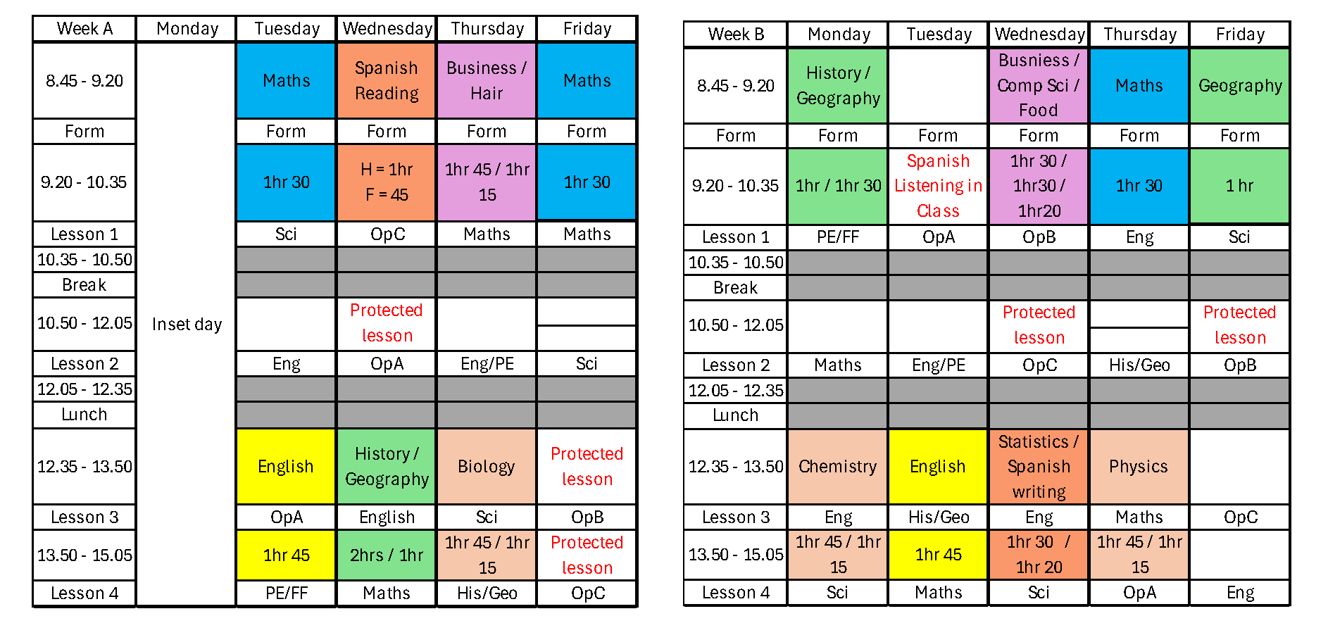 MEA Exam conduct letter and timetable Oct 2025 2