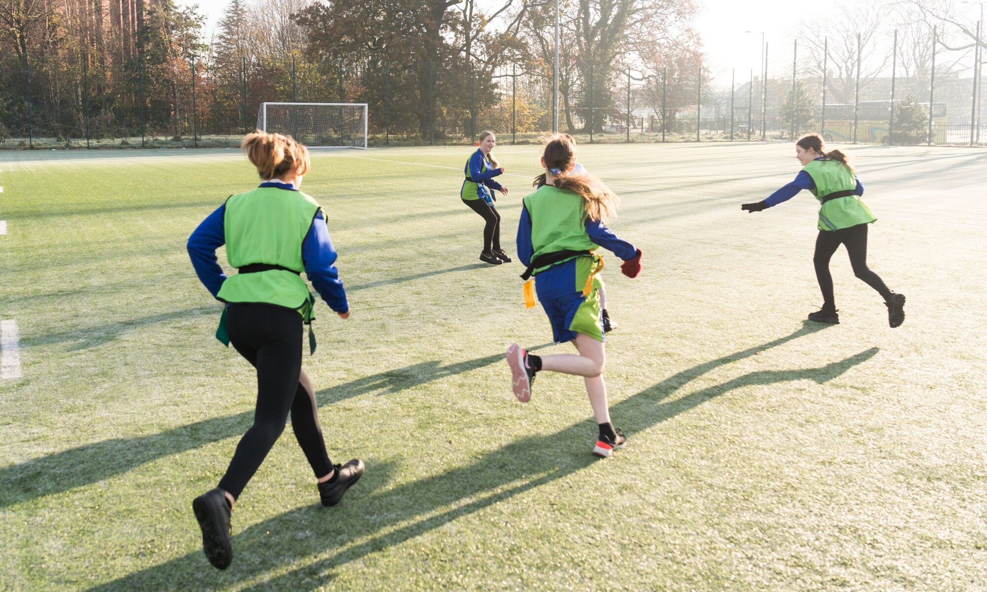 Manchester Enterprise Academy Students in PE